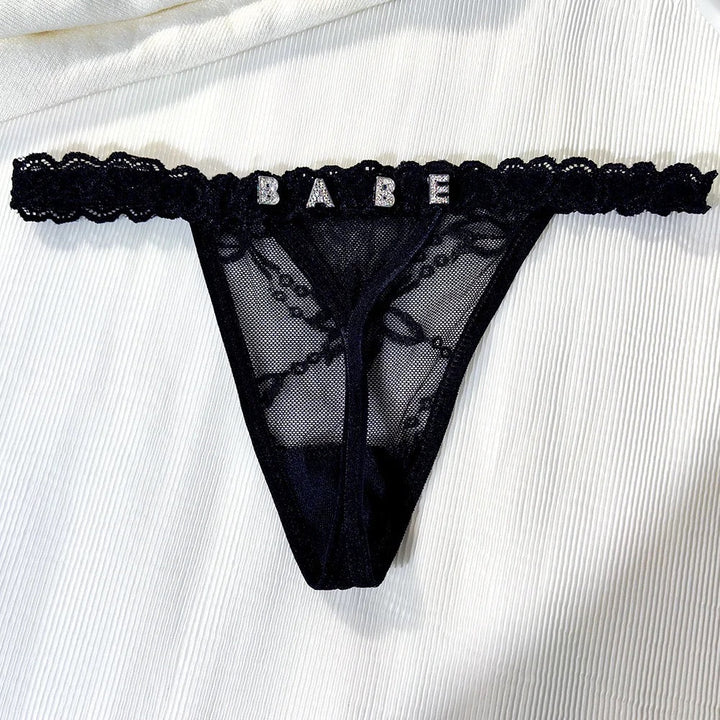 Seductive Name Thong – flawluxe