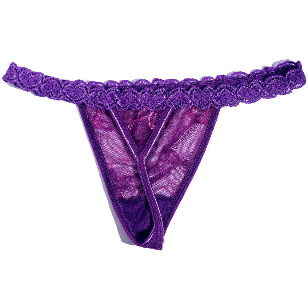 LuxeLove  Personalized Custom Name Letter Women's Thong Panties– Ambriya